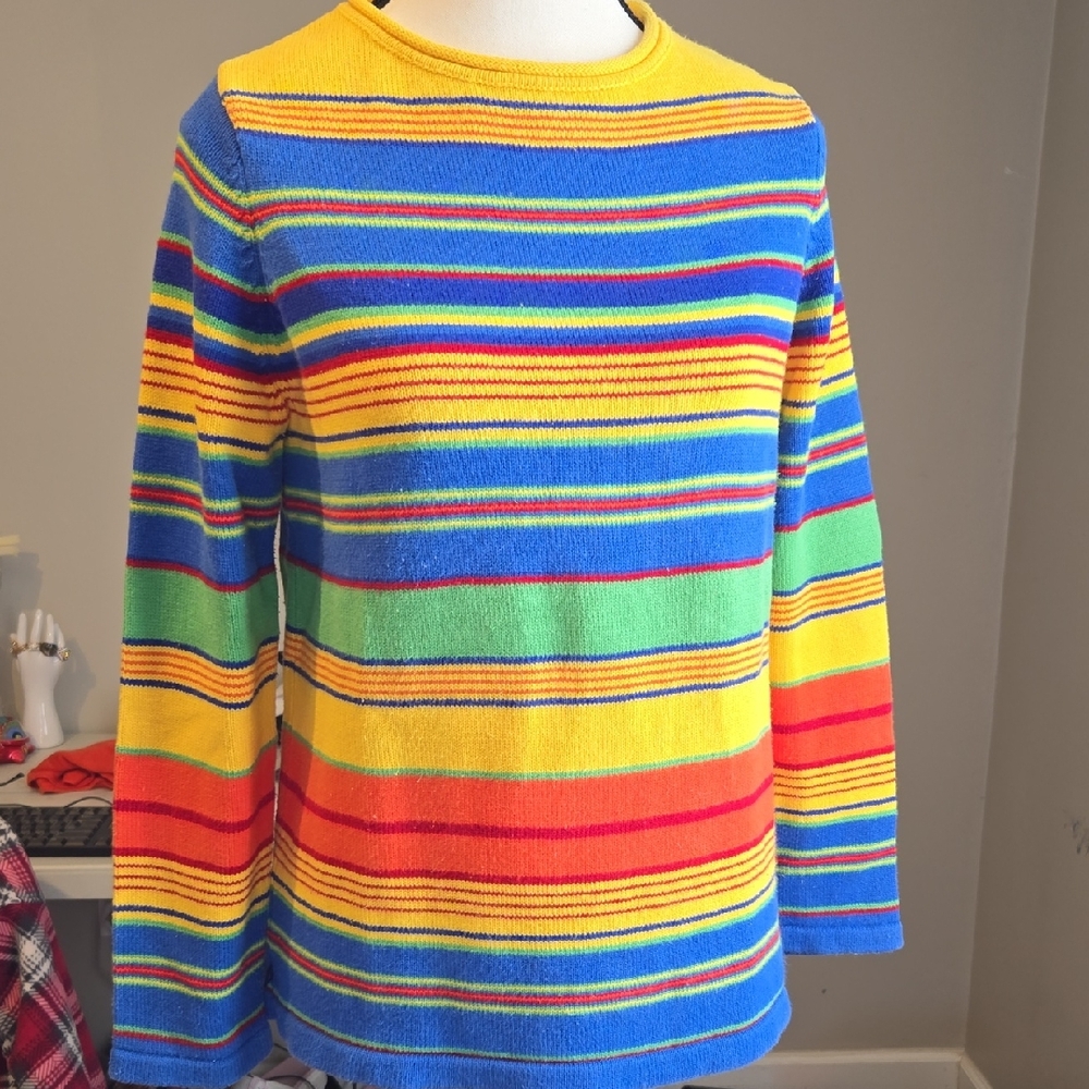 Ralph Lauren Multicolor Striped Crewneck Sweater